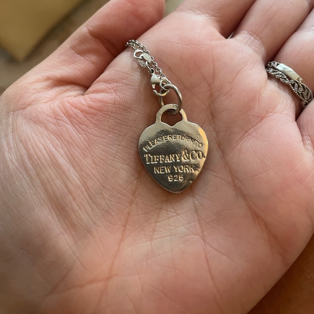 Tiffany Heart Tag Pendant